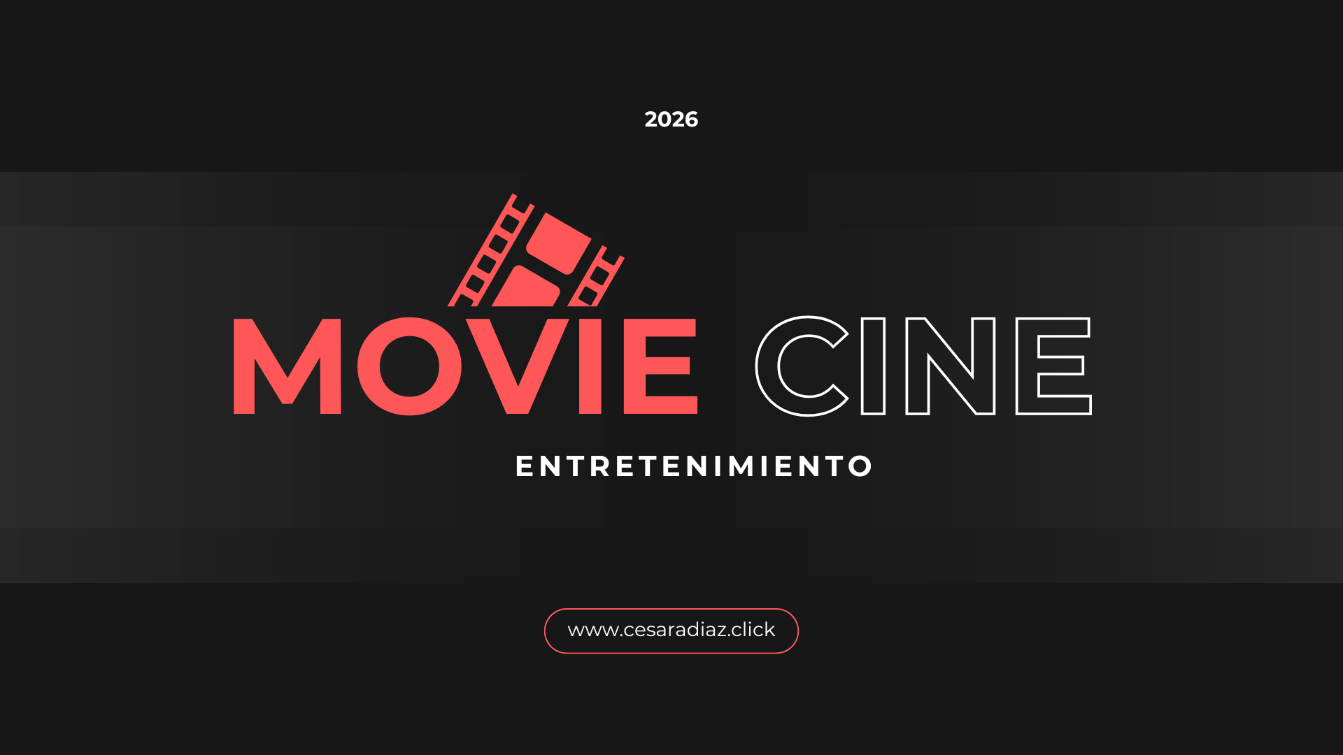 black red movie apps presentation template